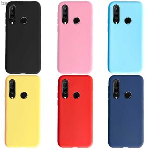 Para Huawei P30 Lite Case Plain Slim Soft Matte Silicon TPU Phone Cases Para Huawei P30 Lite P30Lite P30Pro P 30 Lite Pro Cover L230619