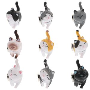 Ímãs de geladeira Ímãs de geladeira Gato Ímã de geladeira Adesivo de geladeira Cartoon Lovers Kittenpresente Presente magnético Gatos Calendário Decorativo de Natal 230714