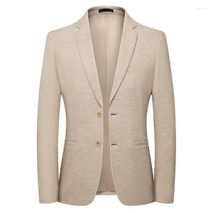 Erkek Suit Butik Takım Beyefendi Moda İş İtalyan Tarzı Sıkışmış İnce Elbise İngiliz Düğün İş Blazer