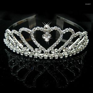 Fermagli per capelli 2023 Fashion Bridal Tiara Crown Princess Plug Comb Party Wedding For Woman Girl