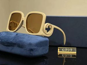 GOGGLE G FF H CD TB Solglasögon Mens Luxury Designer Letter Womens Senior Eyewear For Women Eyeglasses Frame Vintage Metal Sun