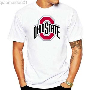 T-shirt da uomo T-shirt stampate O-Collo Uomo 143 Ohio Script State Pride Buckeye Band Foot Baller Vintage Retro Nuovo sbz577 L230713