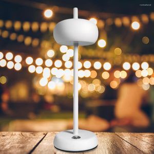 テーブルランプLEDナイトライトコードレスレトロ装飾ランプ3ギアダミング2600mAhパブエルベッドルームホームレストランのために充電式