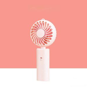 Electric Fans New foldable hand-held small fan Mini portable desktop fan Simple shape strong wind speed driven by two AA batteries