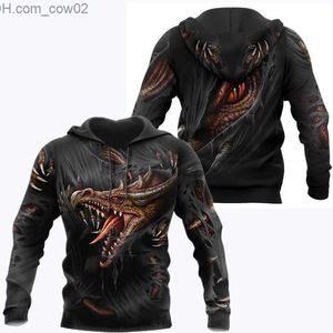 Moletons com capuz masculino Meias masculinas Attooo e Dungeon Dragon impressão 3D Moletom com capuz de luxo unissex Moletom masculino com zíper Jaqueta casual tamanho S-5XL Z230717