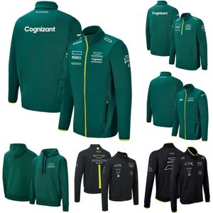 F1 Hoodie Jacket Formel 1 Racing Driver Hoodie Team överdimensionerade Sweatshirt Motorsport Autumn Winter Men Warmth Zip Up Hoodies Jackor