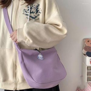 Evening Bags Shoulder Women Solid Harajuku All-match Simple Multifunction Handbags Large Capacity Hobos Cross-body Bag Teens Ins