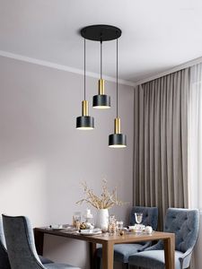 Chandeliers Chandelier Led Art Pendant Lamp Light Room Decor Nordic Minimalist Long Modern Luxury Living Dining Table Bar Hanging