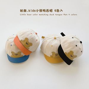 Ball Caps Baby Hat Spring And Autumn Cartoon Bear Peaked Cap Boy Girl Baseball Pography Props For Boys