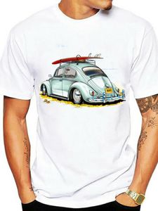 Men's T-Shirts Classic Car Tops T Shirt Classic Car Pattern Shirt for Men Creative Graphic Clothing O-neck Custom Printed Short Sleeve 230713