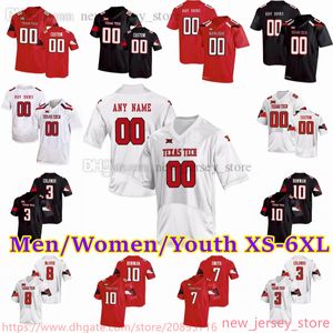 2023 Custom S-6XL NCAA TEXAS TECS TTU FOOTBULE JERSEY BOYD BRADLEY BROWN ALLEN BRIGGS ADEDEDEDARE BAGGETT BLANKEKE