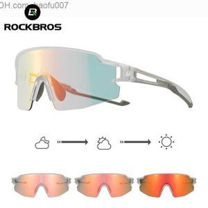 Occhiali da sole rockbros bicchiere da sole in bicicletta da sole per polarizzazione fotoelettrica occhiali da sole in bicicletta da sole Uv400 occhiali da corsa mtb