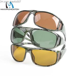Sunglasses Maximumcatch fly fishing polarized sunglasses gray/yellow/brown used to choose fishing sunglasses Z230714