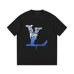 パリメンズTシャツヨーロッパフランスラグジュアリーレタリンググラフィック印刷ロゴファッションメンズTシャツ女性2BカジュアルコットンTシャツポロ001