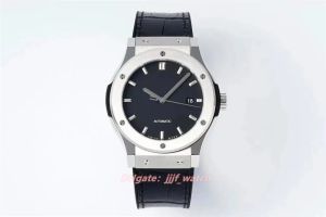 JJF wyprodukował Watch High Grade Fashion 42 mm lub 38 mm z paskiem ruchu HB1110 White Dial Rubber Watch Band