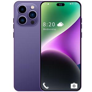 Venda por atacado de novos telefones móveis de comércio exterior i14promax high-end transfronteiriços com tela grande e smartphones de 7,3 polegadas pelos fabricantes