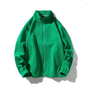 Herrjackor Autumn dragkedja Bomber Jacket Men Casual Mens Hip Hop Windbreaker Outwear Coats Overcoat