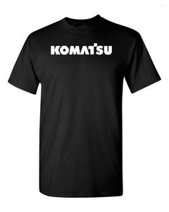 Mäns T-skjortor Komatsu T-shirt Sommarmode Högkvalitativ tryckning Casual Cotton Hud Friendly and Soft Tee