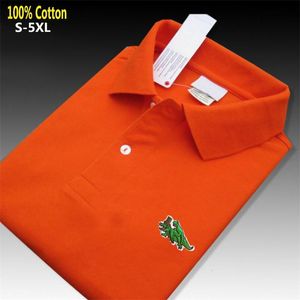 Polo da uomo 100% cotone XS-5XL Estate Mens manica corta Polo Camicie Casual Ricamo di marca Mens Risvolto Top Moda Abbigliamento maschile 230713