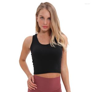 Camisas ativas top para fitness yoga academia corrida treino sem mangas camiseta feminina náilon sólida esportes calças justas colete crop tops plus size GG