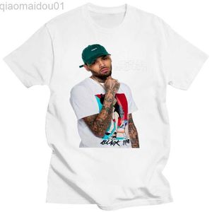 T-shirt da uomo DeniseKSteinbach Chris Brown Shirt T-shirt da uomo di grandi dimensioni T-shirt a maniche corte in cotone a vita alta e larga T-shirt 100% cotone L230713