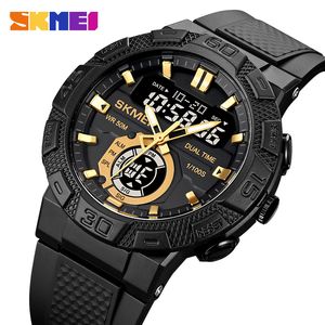 SKMEI Multifuncional LED Light Digital Sport Watch Mens Casual Stopwatch Clendar Clock 50M À prova d'água Relógios de pulso reloj hombre