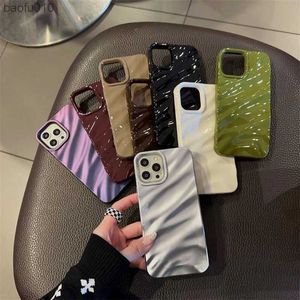 Vik veckans telefonfodral för iPhone 14 13 12 11 Pro Max X XR XS Max 7 8 Plus Fashion Wrinkles Soft Silicone Sock Proof Cover Case L230619