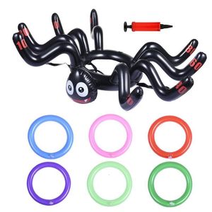 Novelty Games Inflatable Spider Pool Game Floating Ring Toy For Party 230713