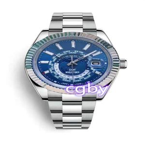 Designer Men's Automatic Mechanical Watch Diameter 40mm Sky Type 316 Högkvalitativ stål Sapphire Glass Fashion Star'272y