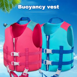 Life Vest Buoy Kids Jacket Neopren Swim Trainer Snabbtorkning andas bekväm för vattensporter flickor och pojkar 230713