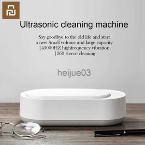 Tandblekning Xiaomi YouPin Cleaning Machine Hög frekvensvibration 45000Hz Cleaner Wash Smycken Glasögon Makeup Borstar Titta på remmen Clean X0714