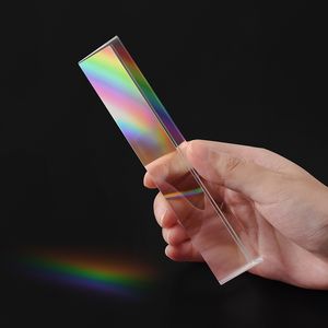 Prisms Экспериментальная учебная линза Оптическая пографическая стеклянная оборудование зеркальное радужное ромб оптическая призма 230714