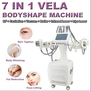 Clinic use Slimming Vale Cavitation Radio Frequency Infrared Light Therapy Body Contouring Face Lifting V10 Vacuum Roller Slimming Machine body shape