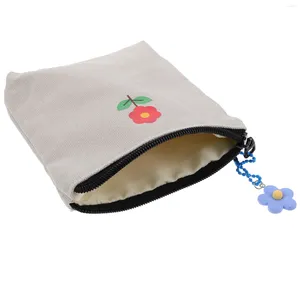 Sacos de armazenamento organizador bolsa pequena bolsa de moedas bolsa de dinheiro bolsa de absorvente menstrual pacote tampão lona período estudante