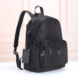 Herren mit großer Kapazität und Frauen hochwertige Feste Farbe Nylon -Reise -Rucksack -Modehandtasche 2066