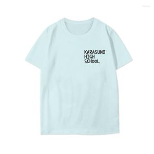 T-shirt da uomo Aoba Johsai Vbc Camicia Donna Uomo Haikyuu High School Cotton Tshirt Volleyball Club Cosplay Manga T-shirt per bambini Tops Tees