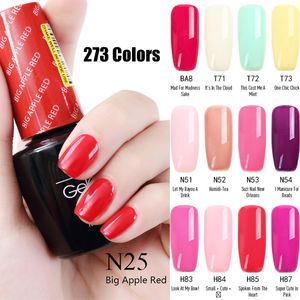 Gel para Unhas 273 Color Polish Semi Permanente Gellack Art Salon Glitter 15ml Verniz UV LED 230714