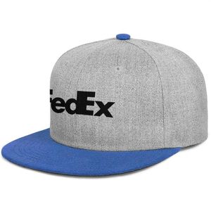 FedEx Federal Express schwarzes Logo, Unisex, flache Krempe, Baseballkappe, einfarbig, Team-Trucker-Hüte, Tarnung, Weiß, Corporation, Grau, Gay Pride187T