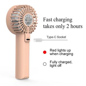 Electric Fans Ultra-quiet Mini Handheld Fan Usb Recharging Small Pocket Fan Portable Student Office Outdoor Travel Speed Small Cooling Fans