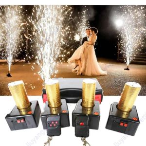 Decorazione per feste Fuochi d'artificio Fontana Base Sistema di accensione Accenditore a filo sicuro Celebrazione D04 Doppio telecomando 4 canali Sparkle Wireless