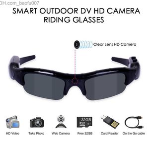 Sunglasses UV400 Bicycle Sunglasses 3-in-1 Digital Camera Bicycle Glasses Men's HD Glasses Fishing DVR Video Recorder Outdoor Sports Z230714