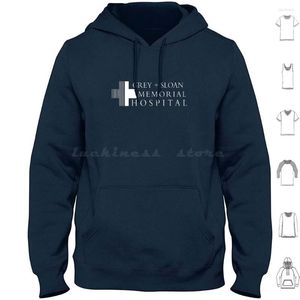 Herren-Kapuzenpullover, Grau, Sloan Memorial, Grafik in professioneller Qualität, Langarm-Memorial