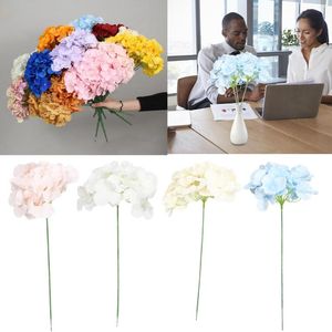 Flores decorativas 10 peças de seda artificial fundo de parede decoração de buquê de flores para sala de estar