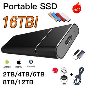 Hard Drives Portable 1TB SSD External Solid State Disk 2TB High Speed Hard Drive 500GB hard disk Storage Device for ComputerLaptop Typepe-C 230713
