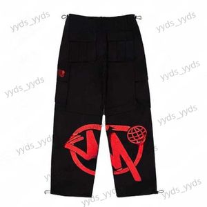 Men's Pants Autumn Retro Custom Wide Leg Pants Hip Hop Fashion Tide Brand Alphabet Casual Pants for Men and Women Y2k Tooling Style Ins T230714