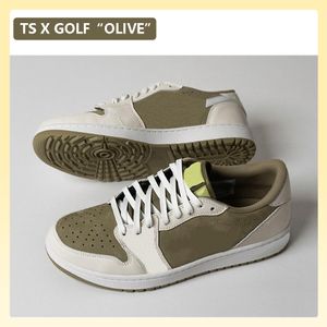 TS Golf Basketball Shoes Neutral Olive Black Sail Light Lemon Twist FZ3124-200 Sneakers for Men Women