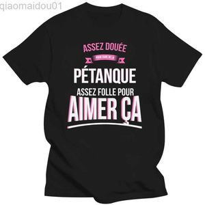 Erkek Tişörtler Tasarımlar Çılgın Petanque Çılgın Hediye Kadın T Shirt Erkekler Pamuk Erkekler Tshirts 2020 Artı Boyut S-5XL L230713