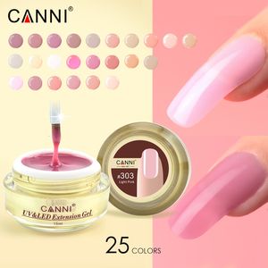 Nagelgel CANNI 25 Farben Verlängerung UV Pink Camouflage Jelly Transparent Klar Nude Farbe Maniküre Funktion Skulptur 230714