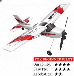 ElectricRC Aircraft RC Airplane 3CH TrainStar Mini 400 Nybörjare med XPILOT GYRO SYSTEM 7611 RTF Glider Planes for Adults Toys Kids 230713