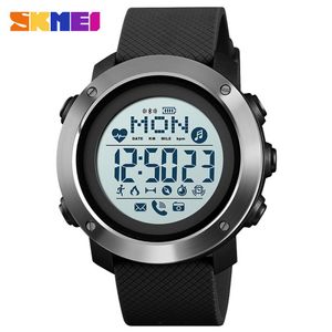 Men Digital Sport Calories Watches Thermometr Prognoza pogody LED Watch Luksus Pedometr Compass Mileage Metronome Clock2356